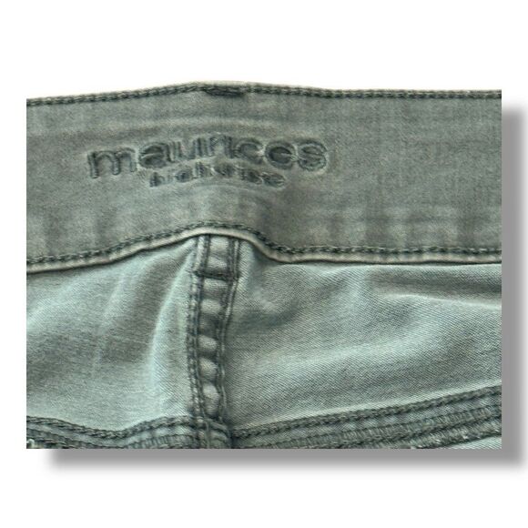 Maurices Green Chino Pants Casual Comfort Stretch Plus Woman’s Size 18w Long - Picture 9 of 15